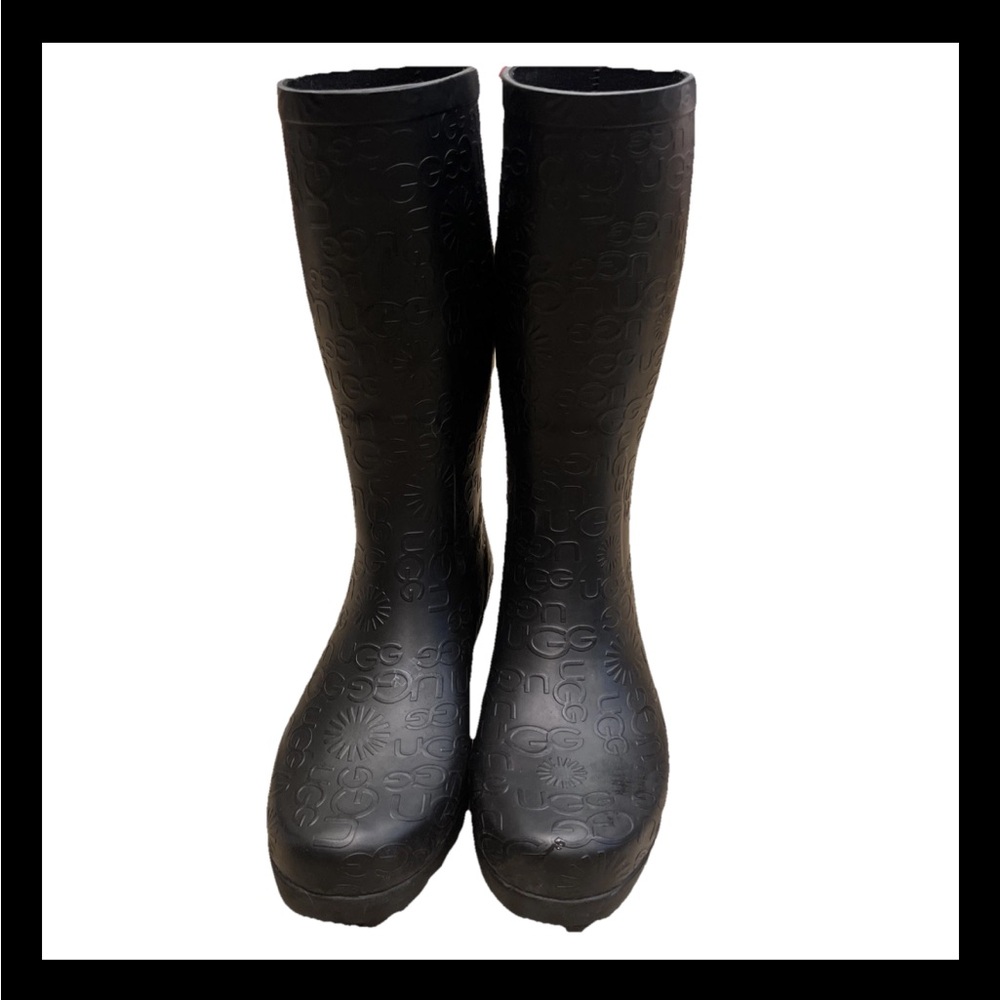UGG Women's Black Rain Boots